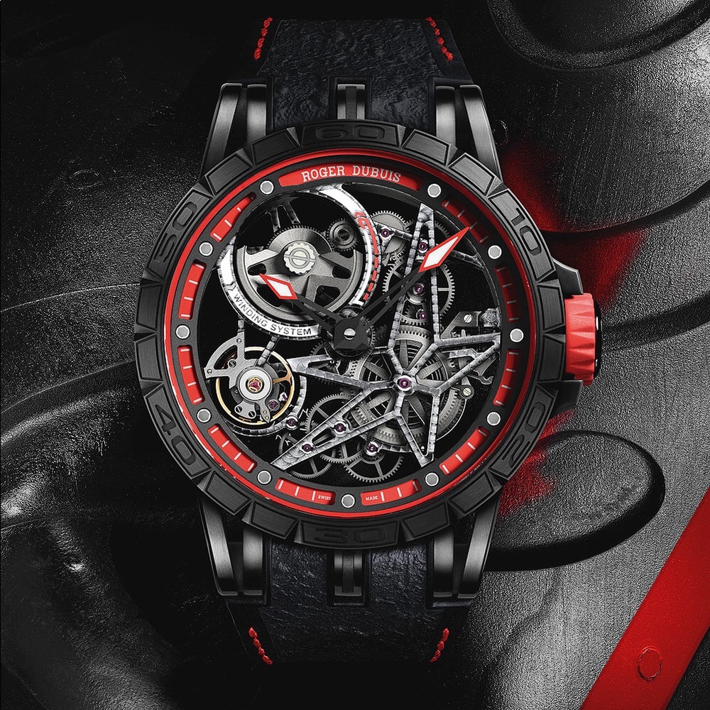 Roger Dubois Tourbillion 47 mm titanium watch